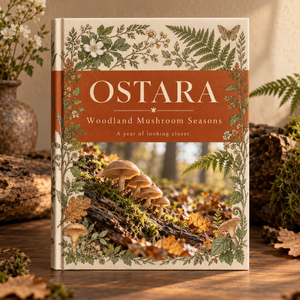 Show the cover of Woodland Mushroom Seasons.